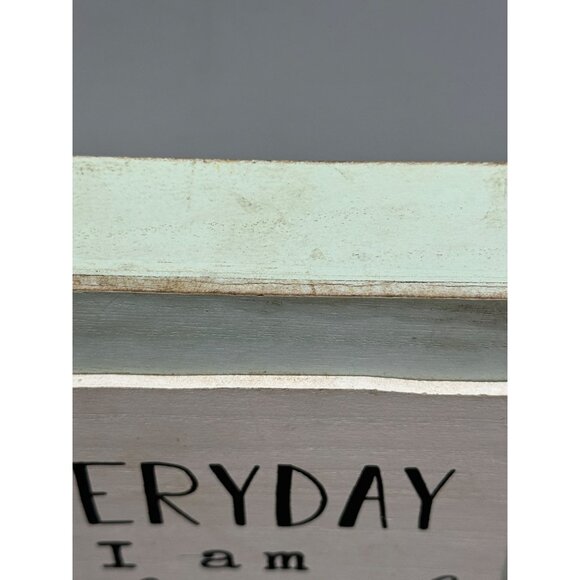Everyday I Am Blessed Wooden Wall Plaque Decor READ - Picture 5 of 14